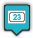 Map icon representing traffic speeds along major routes